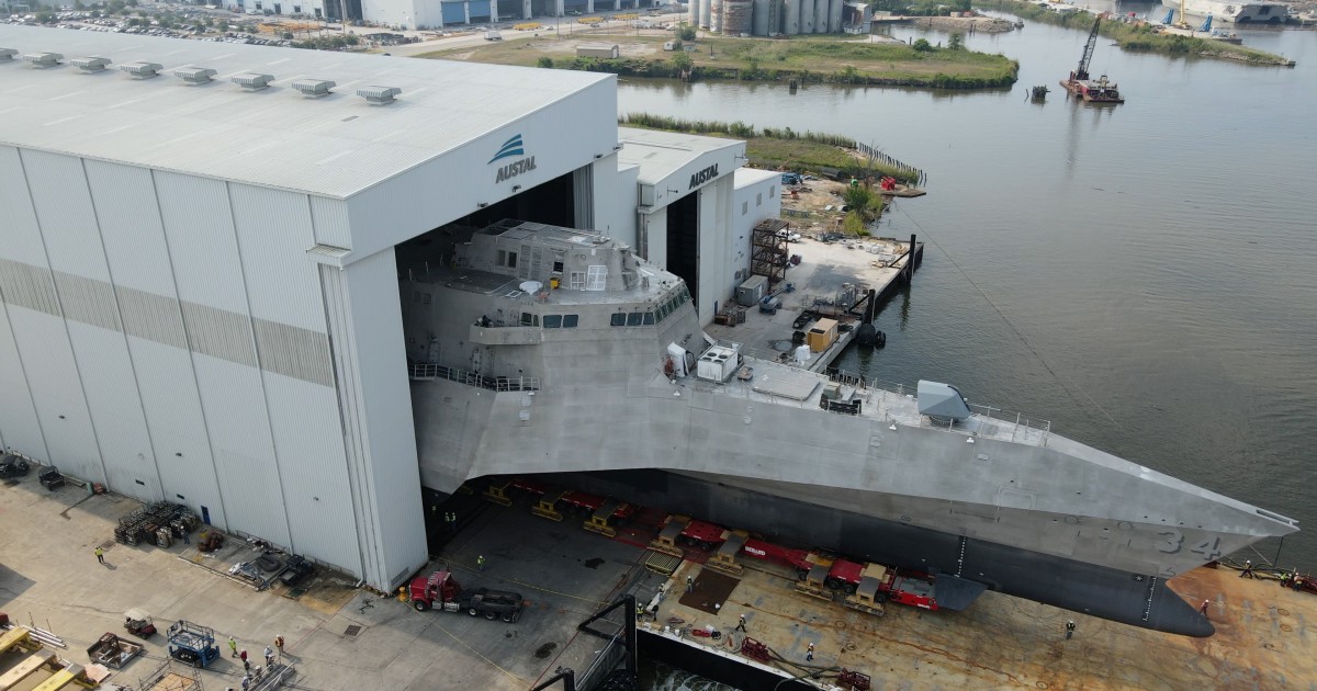 Austal USA Launches The Future USS Augusta (LCS 34) | Austal: Corporate